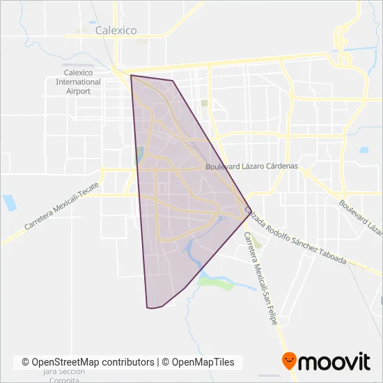 SOC. COOP. DE TRANSPORTES FAUSTO VAZQUEZ, S.C.L coverage area map