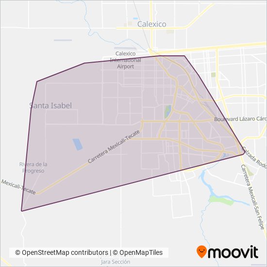 SOC. COOP. DE TRANSPORTE ESTRELLAS NORTE, S.C.L coverage area map