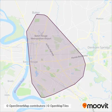 CATS coverage area map