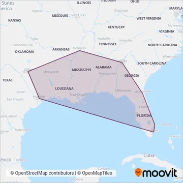 Greyhound-us coverage area map