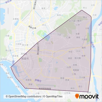 東南客運 coverage area map