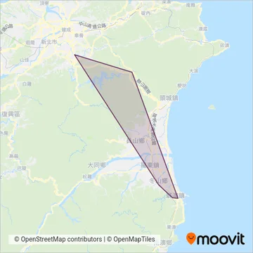 臺北客運 coverage area map