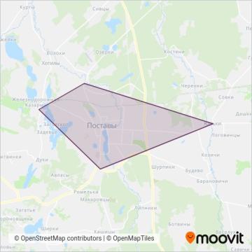 Схема покрытия компании ВОКТУП "Оператор перевозок"
