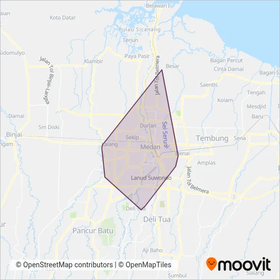 MBT coverage area map