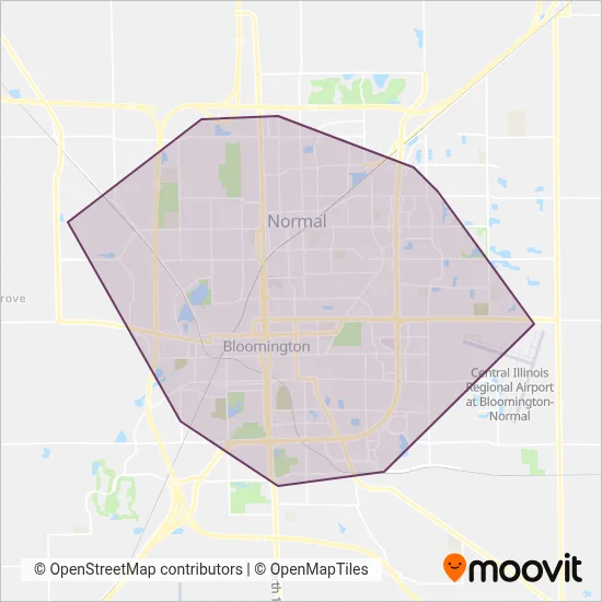 Connect Transit coverage area map