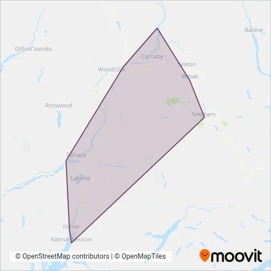 BCTransit coverage area map
