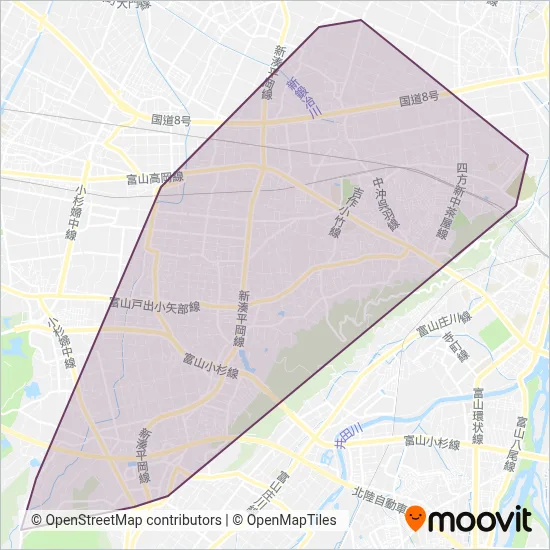 有限会社まちづくり公社呉羽サービスエリアマップ