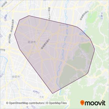 砺波市 coverage area map
