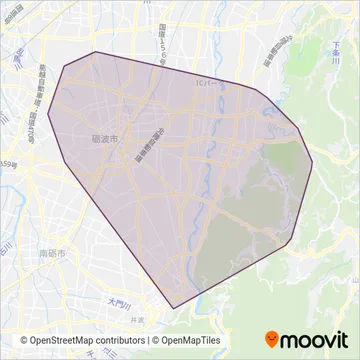 砺波市サービスエリアマップ