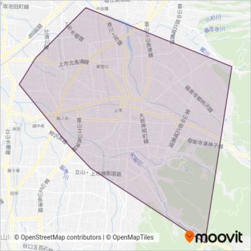 上市町営バス coverage area map
