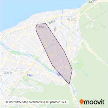 入善町 coverage area map