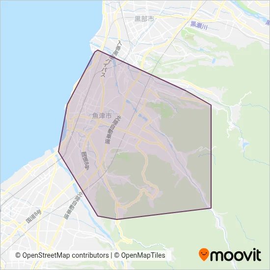 魚津市サービスエリアマップ