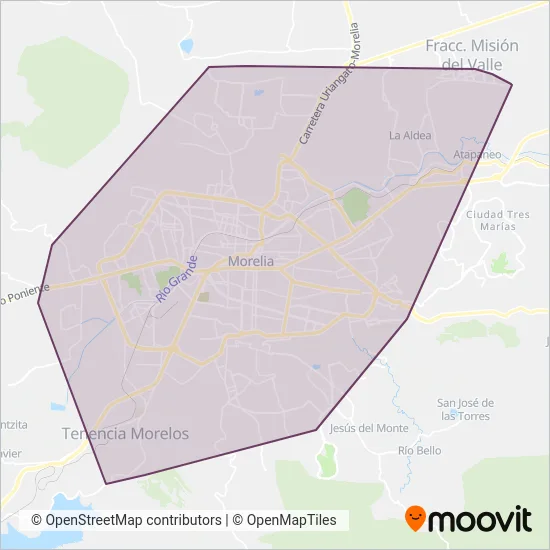 Combis coverage area map