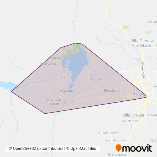 Libertador coverage area map