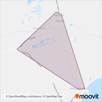 TransGoldfields coverage area map