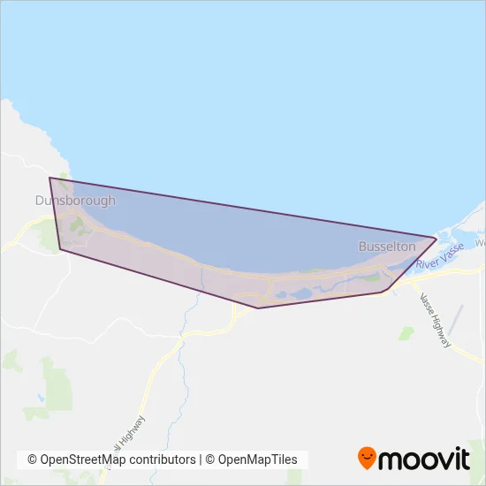 TransBusselton coverage area map