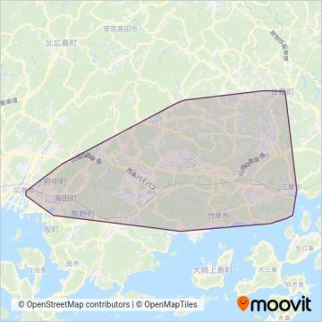 芸陽バス coverage area map