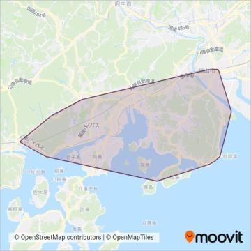鞆鉄道 coverage area map