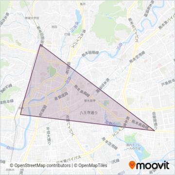 熊本市交通局サービスエリアマップ