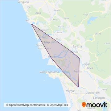 River Navigation Department of Goa coverage area map