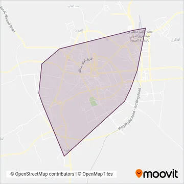 Madinah Bus coverage area map