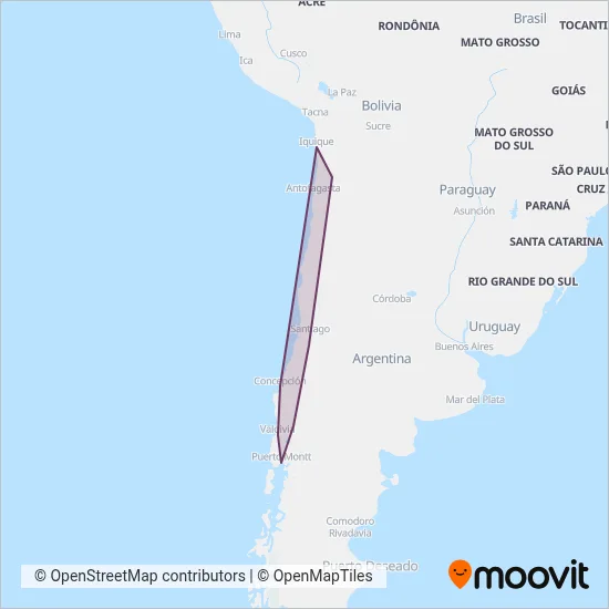 FlixBus-cl coverage area map