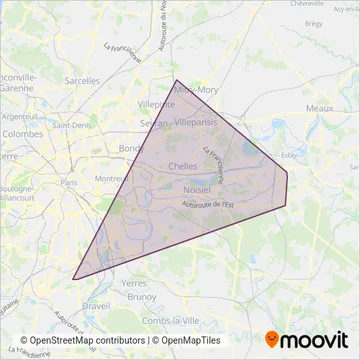 Magical Shuttle coverage area map