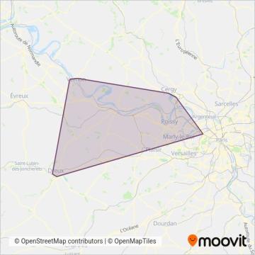 Mantois coverage area map