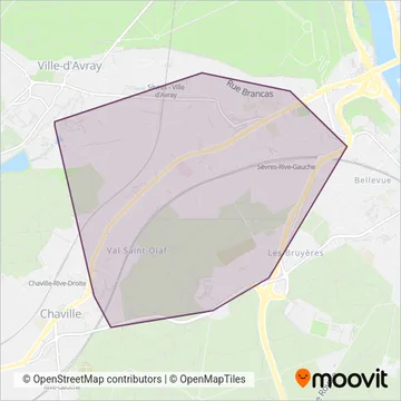 Mobicité coverage area map