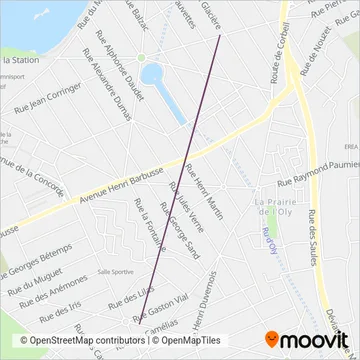 Keolis Val d'Yerres Val de Seine coverage area map