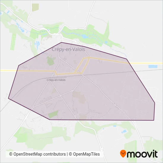 Mobi - C.C. du Pays de Valois coverage area map