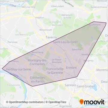 Francilité Val Parisis coverage area map