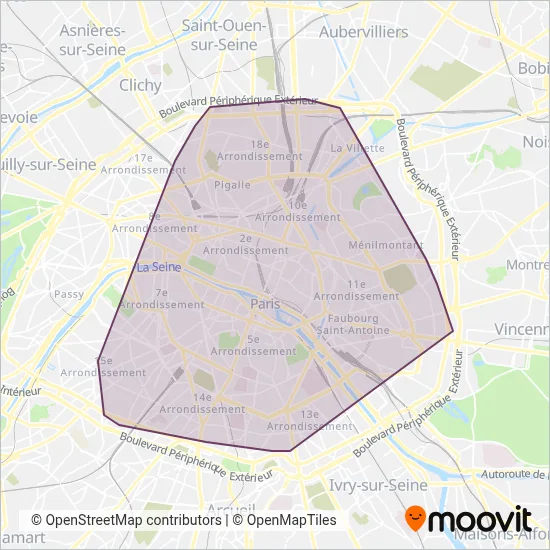 Grisel coverage area map