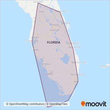 FlixBus-us coverage area map