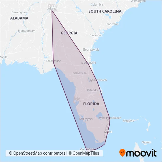 Greyhound-us coverage area map