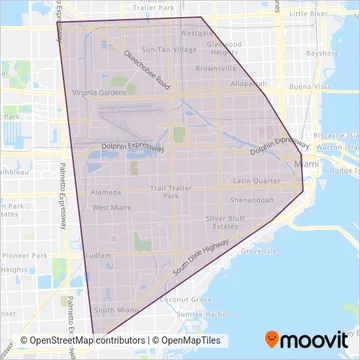 Skytrain coverage area map