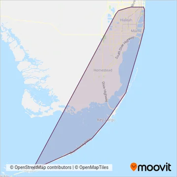 MDT Metrobus coverage area map