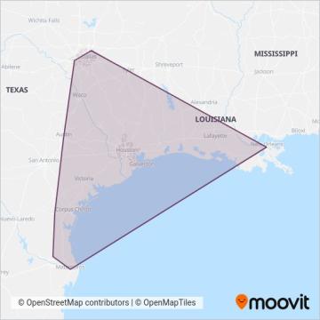 FlixBus-us coverage area map