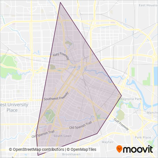 METRO coverage area map