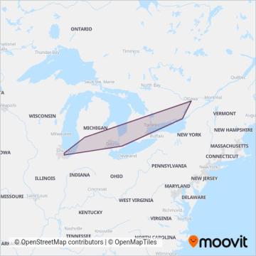 FlixBus-us coverage area map