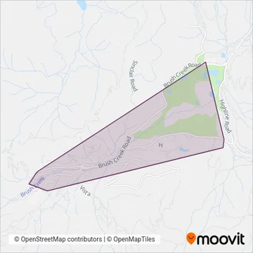 Snowmass Village Shuttle coverage area map