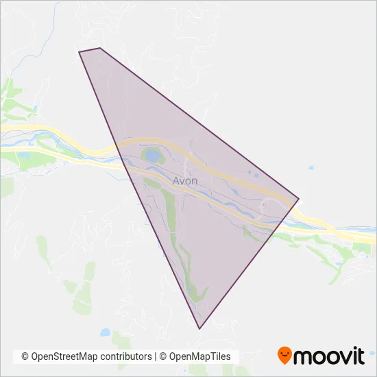 Avon Transit coverage area map