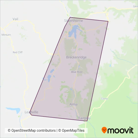 Summit Stage coverage area map
