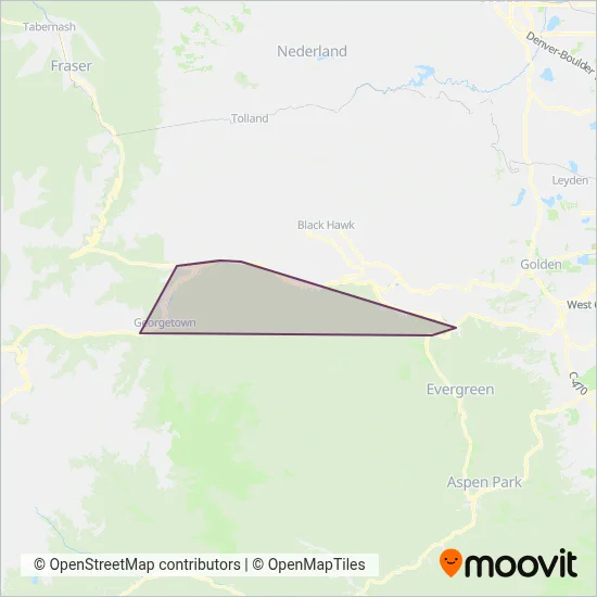 RoundAbout coverage area map