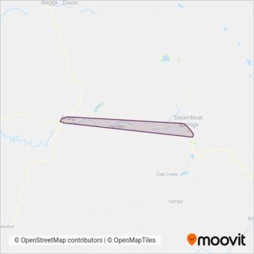 Steamboat Springs Transit coverage area map