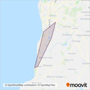 Adelaide Metro (School Service - Busways) coverage area map