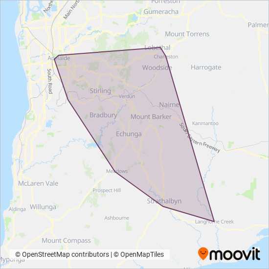 SouthLink coverage area map