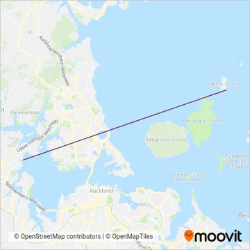 Belaire Ferries coverage area map