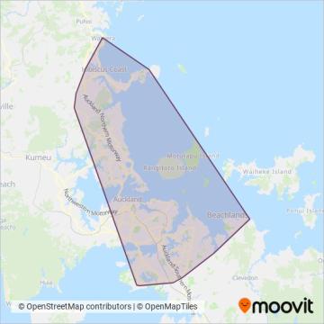 Go Bus coverage area map