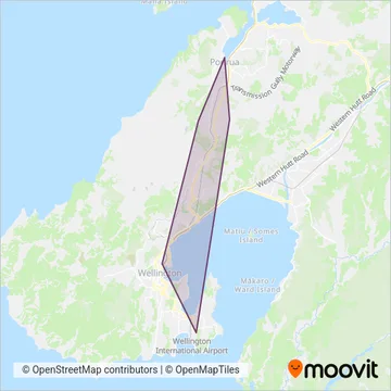 Mana Coach Services Limited coverage area map